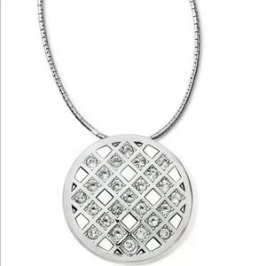 BRIGHTON BONJOUR Disc Crystal  LONG NECKLACE